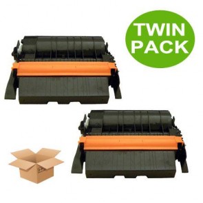 2 Multipack Lexmark 0064036HE High Quality Remanufactured Laser Toners. Includes 2 Black