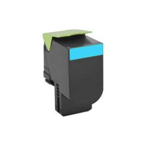 Lexmark 80C2HC0 Cyan, High Yield Remanufactured Laser Toner