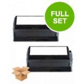 2 Multipack Dell 593-10006 High Quality Remanufactured Laser Toners. Includes 2 Black