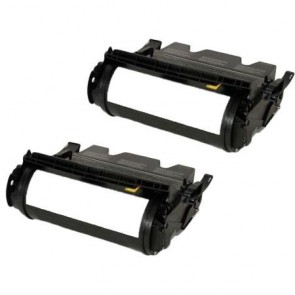 2 Multipack Lexmark 12A7462 High Quality Remanufactured Laser Toners. Includes 2 Black