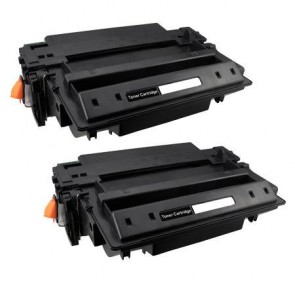 2 Multipack HP 11A (Q6511A) High Quality Remanufactured Laser Toners. Includes 2 Black