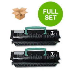 2 Multipack Lexmark E450A21E High Quality Remanufactured Laser Toners. Includes 2 Black