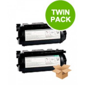 2 Multipack Lexmark 1382625 High Quality Remanufactured Laser Toners. Includes 2 Black