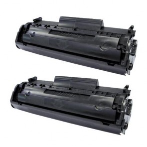 2 Multipack HP 12X (Q2612X) High Quality Remanufactured Laser Toners. Includes 2 Black