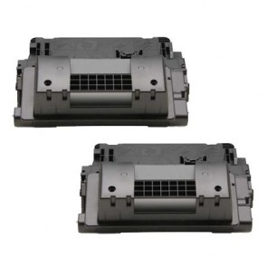 2 Multipack HP 64A (CC364A) High Quality Remanufactured Laser Toners. Includes 2 Black