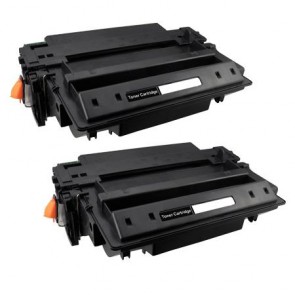 2 Multipack HP 11X (Q6511X) High Quality Remanufactured Laser Toners. Includes 2 Black