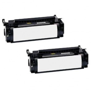 2 Multipack Lexmark 17G0154 High Quality Remanufactured Laser Toners. Includes 2 Black