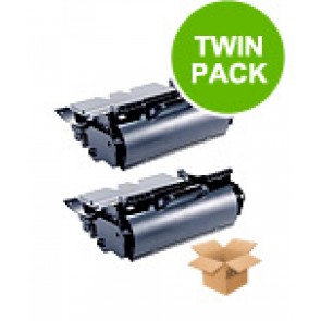 2 Multipack Dell 595-10009 High Quality Remanufactured Laser Toners. Includes 2 Black