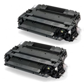 2 Multipack HP 51A (Q7551A) High Quality Remanufactured Laser Toners. Includes 2 Black