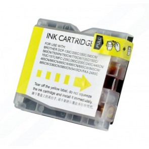 Brother LC1000Y Yellow, High Quality Compatible Ink Cartridge