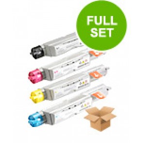 4 Multipack Dell 593-10119-25 BK/C/M/Y High Quality Remanufactured Laser Toners. Includes 1 Black, 1 Cyan, 1 Magenta, 1 Yellow
