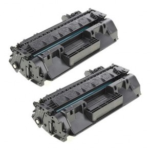 2 Multipack HP 80X (CF280X) High Quality Remanufactured Laser Toners. Includes 2 Black