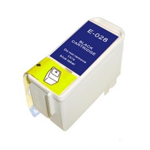 Epson T028 (C13T02814010) Black, High Quality Remanufactured Ink Cartridge