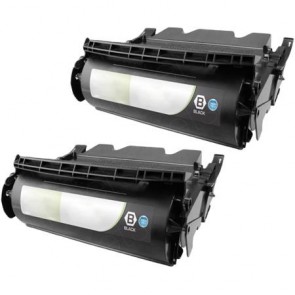 2 Multipack Lexmark 12A5840 High Quality Remanufactured Laser Toners. Includes 2 Black