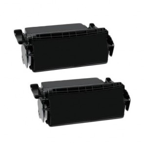 2 Multipack Lexmark 12A0725 High Quality Remanufactured Laser Toners. Includes 2 Black