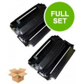 2 Multipack Lexmark 12A7315 High Quality Remanufactured Laser Toners. Includes 2 Black