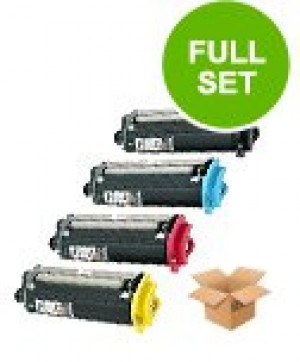 4 Multipack Epson S051158-61 BK/C/M/Y High Quality Remanufactured Laser Toners. Includes 1 Black, 1 Cyan, 1 Magenta, 1 Yellow
