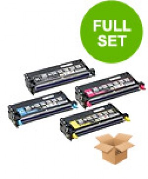 4 Multipack Epson S051124-27 BK/C/M/Y High Quality Remanufactured Laser Toners. Includes 1 Black, 1 Cyan, 1 Magenta, 1 Yellow