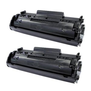 2 Multipack HP 12A (Q2612A) High Quality Remanufactured Laser Toners. Includes 2 Black