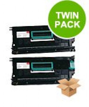 2 Multipack Lexmark 13T0101 High Quality Remanufactured Laser Toners. Includes 2 Black
