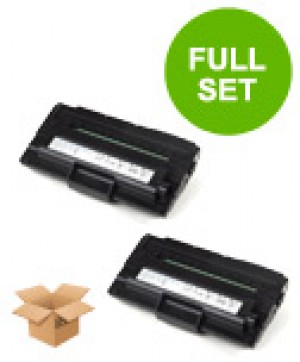 2 Multipack Dell 593-10153 High Quality Remanufactured Laser Toners. Includes 2 Black