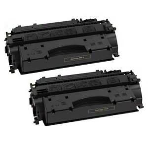 2 Multipack Canon 719H High Quality Remanufactured Laser Toners. Includes 2 Black