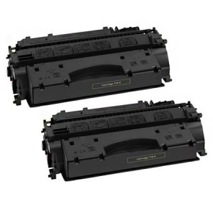 2 Multipack Canon 719H High Quality Remanufactured Laser Toners. Includes 2 Black