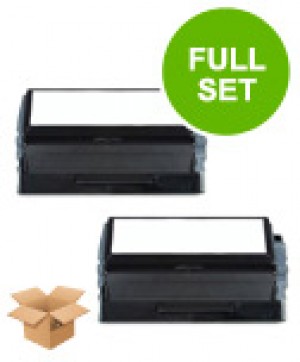 2 Multipack Dell 593-10009 High Quality Remanufactured Laser Toners. Includes 2 Black