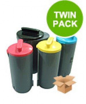 4 Multipack Samsung CLP-350A BK/C/M/Y High Quality  Laser Toners. Includes 1 Black, 1 Cyan, 1 Magenta, 1 Yellow