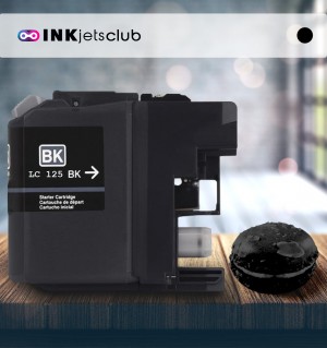 Brother LC127 XLBK Black, High Yield Compatible Ink Cartridge