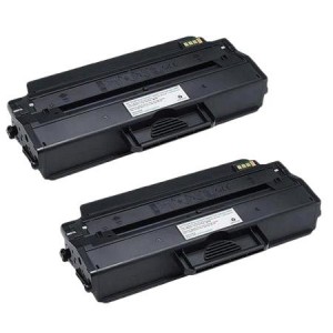 2 Multipack Dell 593-11109 High Quality Remanufactured Laser Toners. Includes 2 Black
