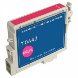 Epson T0443 (C13T04434010) Magenta, High Yield Remanufactured Ink Cartridge