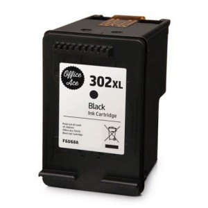 HP 302 XL (F6U68AE) Black, High Yield Remanufactured Ink Cartridge